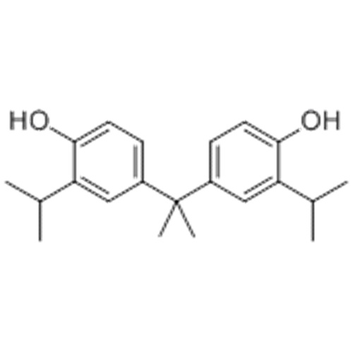 4- [2- (4-hydroxy-3-propan-2-yl-fenyl) propan-2-yl] -2-propan-2-yl-fenol CAS 127-54-8