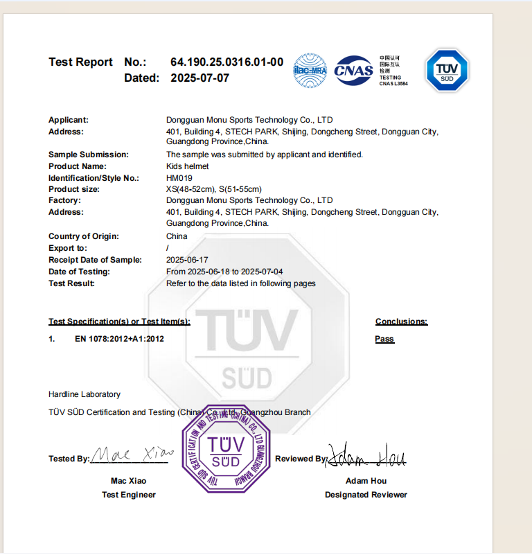 Certificado 1. Certificate 1.