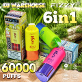 Europe Warehouse Fizzy Max III 6in1 60000 Puffs Disposable Vape