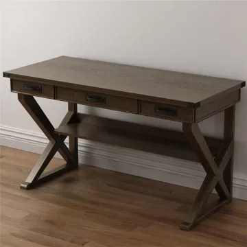 Modern Wooden Desk with 3 Drawers