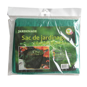 Garden bag, made of PP or PE