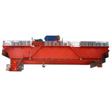 50 Tons Double Girder Overhead EOT Crane with Heavy Hook - QD Type