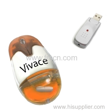 Best Christmas Gift Of Wireless &amp; Coreless Rf 2.4g Usb Liquid Mouse 