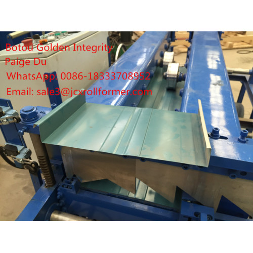 portable clip lock roof forming machine