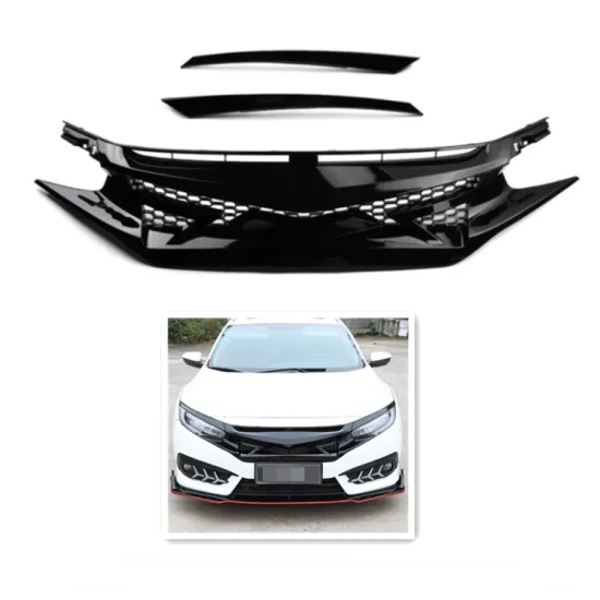 Hot Sale Ghost Style Radiator Grille for 10th Gen Honda Civic ABS Front Bumper Grill 2016-2020
