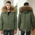 Parka pour hommes avec fourrure en gros de haute qualité