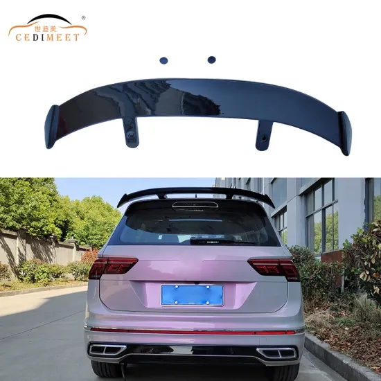 Universal Tuning Car Spoiler Body Kit - Glossy Black ABS Rear Boot Wing Spoiler