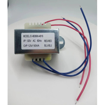 High Quality 12V 50W EI Core Transformer