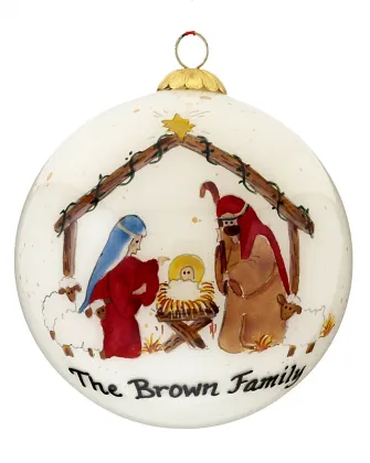 Reverse Paint Glass Ball Christmas Ornament Inside Painting