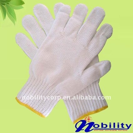 7 Guage Bleach Cotton Work Glove