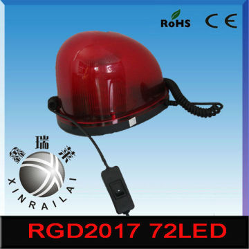 amber led emergency lights 5w 12/24v 5w rotary light RGD2017 for motorcycle tractor forklift heavy duty