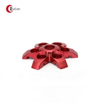 Aliminyòm CNC Maching Auto Pati Anodising Wheel Hub