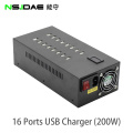 Stesen Pengecasan USB 16-Port 200W