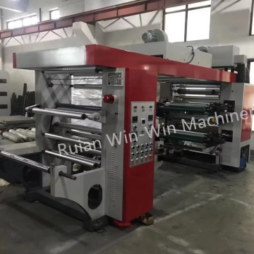 Macchina da stampa flessografica a quattro colori NXC-4600 con ingranaggio elicoidale