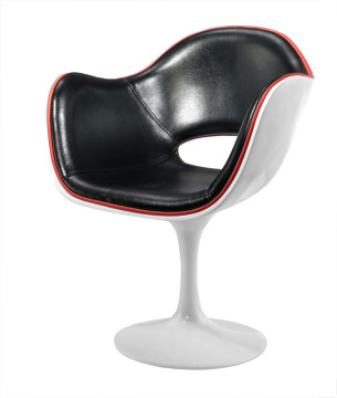 FRP White with Black Bar Chairs with Coffee Chair