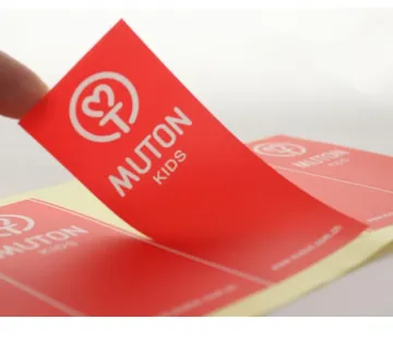 Printing Vinyl Logo PVC Adhesive Sticker Label