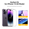 Защитник с измеренным стеклянным экраном для iPhone 15