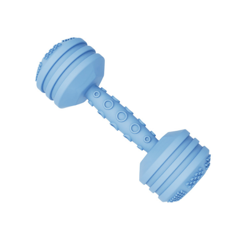 Dumbbell Infant Rammle Silicone Theitting speelgoed