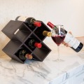 Free Standing Wine Holder 6 Bottles Wine Rack