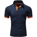 Camisa de polo dos homens opcionais multi-cor