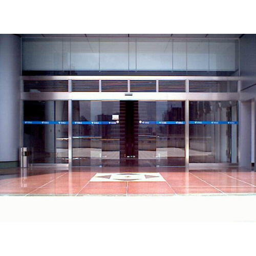 Automatic Glass Double Sliding Opener Door