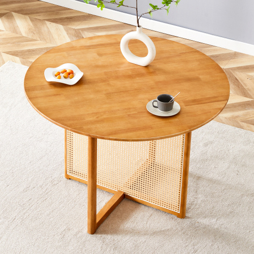 solid wood round table