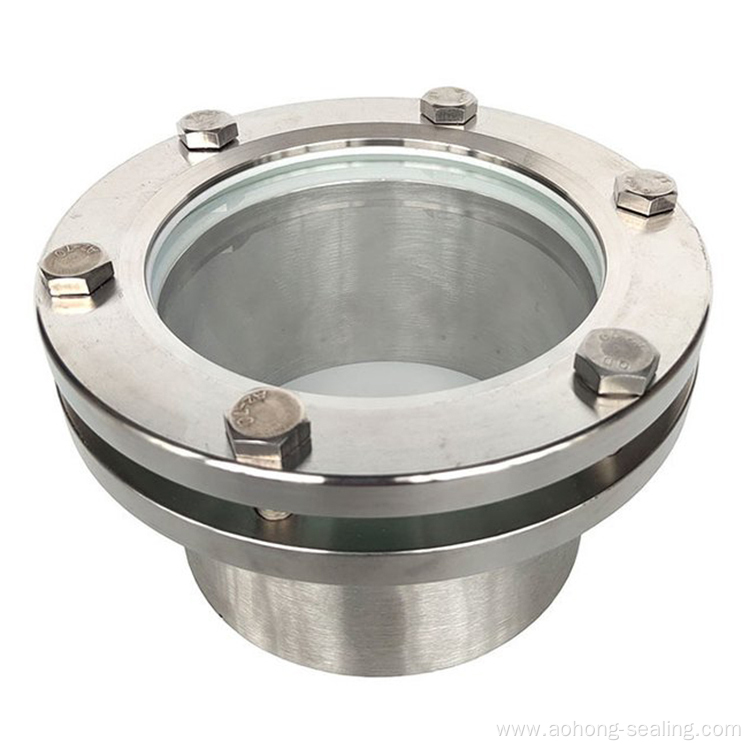 stainless steel flange sight glass for tank vessel