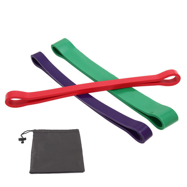 Wholesale Latex Long Resistance Bands Set with Handles