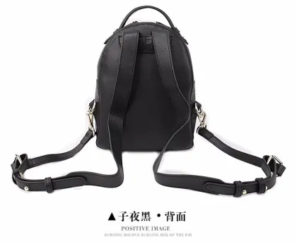 The new women's bag crocodile leather travel backpack