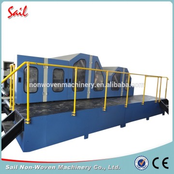 Nonwoven fiber carding machine cotton waste comb machinery