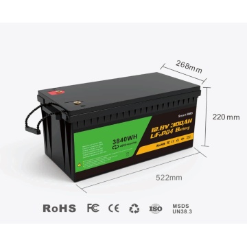 12.8V LiFePO4 pack Battery 300Ah for storage system