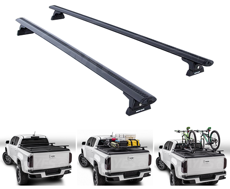 2021 Ford Ranger Rails Aluminum Roof Rail Racks And Cross Bars For 2009-2022 Ford F-150/f-250 ...