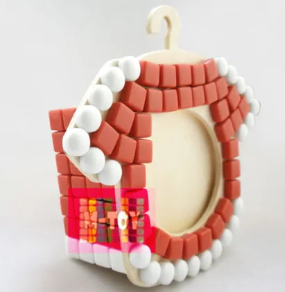 K-WOD 101 c Shape Photo Frame And Box Mosaic Craft Kits