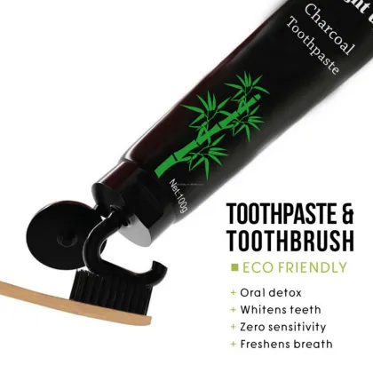 Bright Up Charcoal Private Label Rapid Whitening Toothpaste