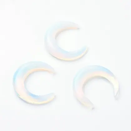 Pandahall Lager Opalite and Moon Stone Beads: No Hole Beads Collection