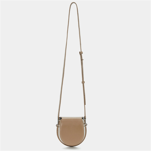 Classic Horseshoe Design Genuine Leather Saddle Bag