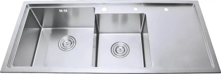 Top Mount Handmade Kitchen Sink with Wash Board