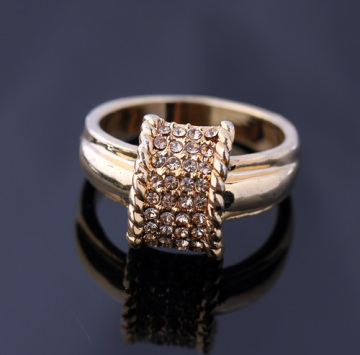 Neues Produkt mit Cz Diamant Bijoux Goldring Designs für Mädchen