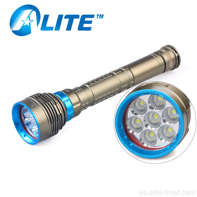 Potente linterna de buceo LED