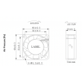 04015 Ventilador de DC de meteorización centrífuga