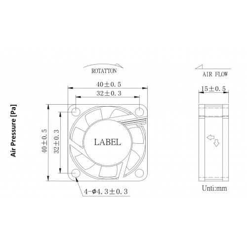 04015 Dc Axial Cooling Fan