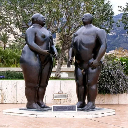 Professional Supplies Metal Craft Bronze Botero Sculpture Reproductions