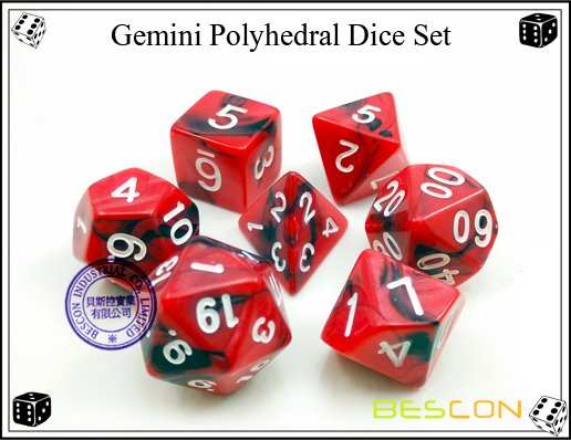 Gemini RPG Dice Set-6 Gemini RPG Dice Set-6
