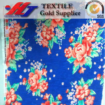 Print viscose spandex knit fabric for shirt