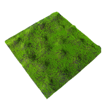 Linwoo Powder Covered Topiary Animal Plants Turf Moss Carpet Plastic Artificial Moss Mat for Decor