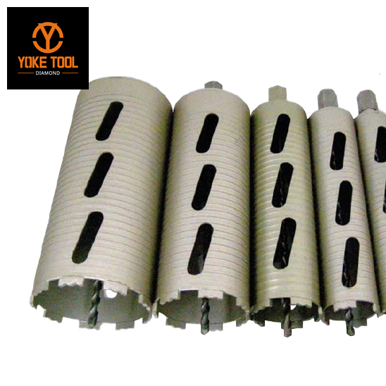 Super Premiun Laser Welding Diamond Dry Core Drill With Pilot Drill