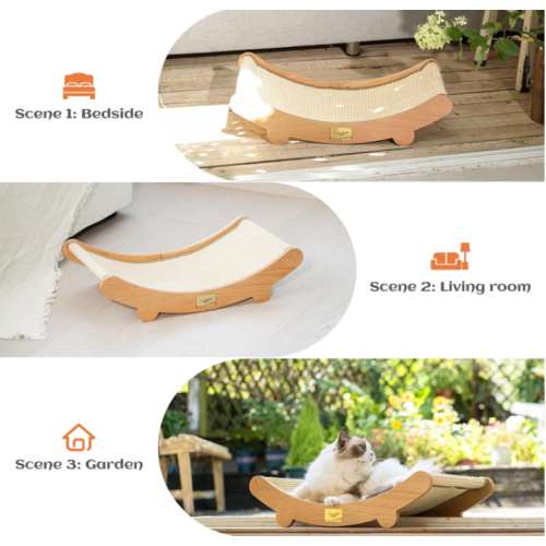 Sisal Cat Scratching Bed Hammock Natural Scratching Posts