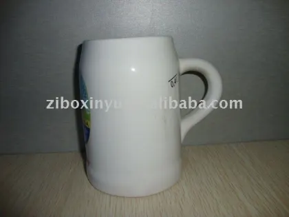 White beer mug promotion