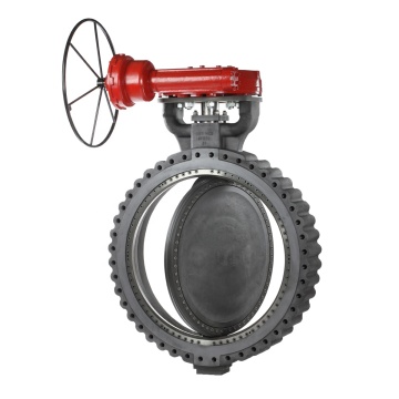 High-Pressure 450Bar/2200PSI Single Flange Butterfly Isolation Valve with Alloy Steel Construction and Non-Rubbing Seating: A Triple Offset Butterfly Valve
