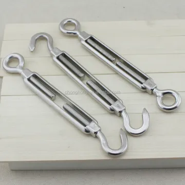 Stainless Steel Wire Rope Turnbuckles: European Type Frame, Eye, and Eye/Hook/Cable Models in AISI 304/316 Grades
